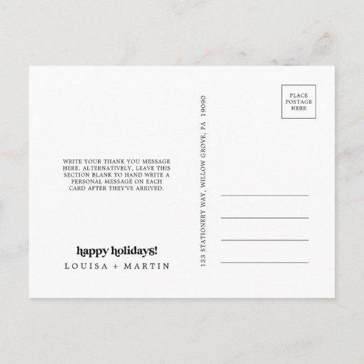 新カラフル婚の後は楽しくありがとう シーズンポストカード (裏面)