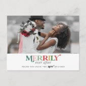 新カラフル婚の後は楽しくありがとう シーズンポストカード (正面)