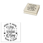 新キング生まれクリスマスゴム印 ラバースタンプ (押印)