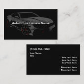 新クールビジネス車のカード 名刺 (正面/裏面)