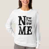 新クール年の解決やる気を起こさせる Tシャツ (正面)