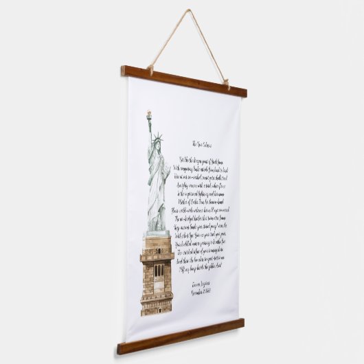 新コロッソス自由詩 吊り下げ型タペストリー (傾斜あり)