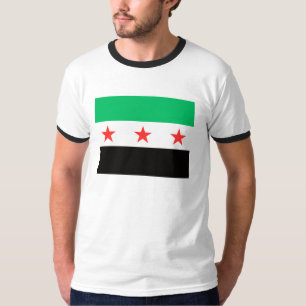 新シリア無料の自由のポスト革命国旗 Tシャツ