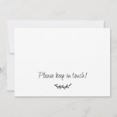 新シンプルしい自宅移転のお知らせ 招待状 (裏面)