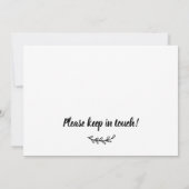 新シンプルしい自宅移転のお知らせ 招待状 (裏面)