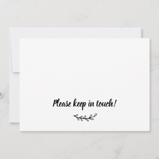 新シンプルしい自宅移転のお知らせ 招待状 (裏面)