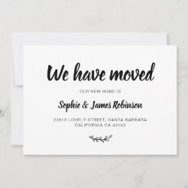 新シンプルしい自宅移転のお知らせ 招待状