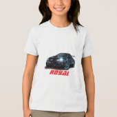 新スタイリッシュ王室の男の子Tシャツ トライブレンドTシャツ (正面)