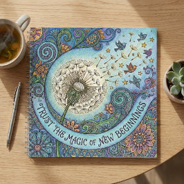 新スタートの魔法に期待 Spiral Notebook ノートブック