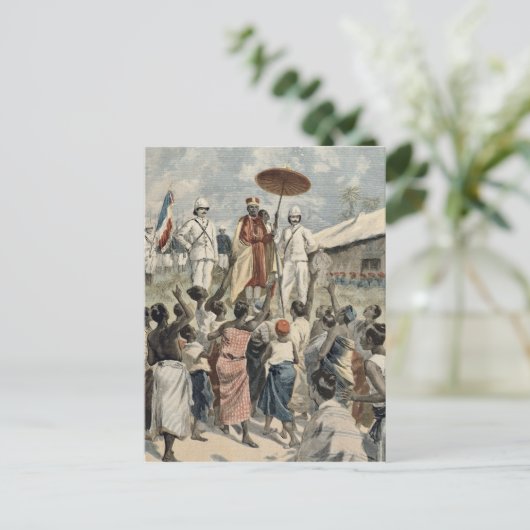 新ダホメイ王の宣言 ポストカード (スタンド正面)