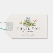 新チャプターセット蝶ブックベビーシャワー ギフトタグ (裏面横)