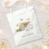 新チャプターセット蝶ブックベビーシャワー フェイバーバッグ (クリップ留めされた状態)