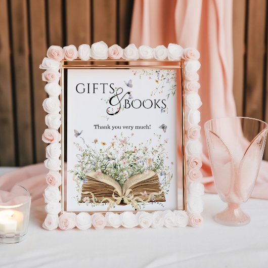 新チャプターテーマワイルドフラワーギフト&ブック ポスター