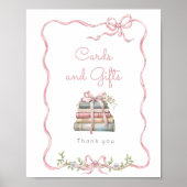 新チャプターピンクの弓カードとギフト ポスター (正面)