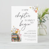 新チャプターフローラベイビーシャワー招待状 招待状 (スタンド正面)