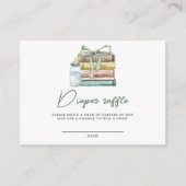 新チャプター赤ちゃんシャワーおむつラッフル エンクロージャーカード (正面)