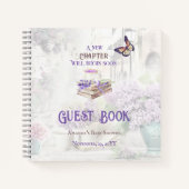 新チャプターBegin Parisゲストブックベビーシャワー ノートブック (正面)