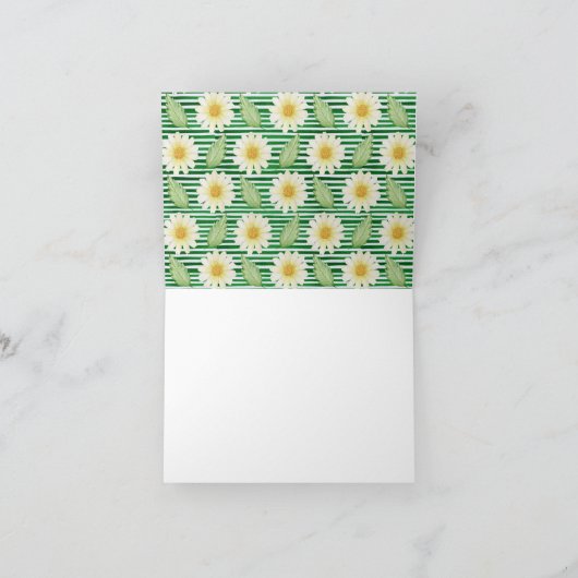 新デイジーありがとうございます サンキューカード (内部)