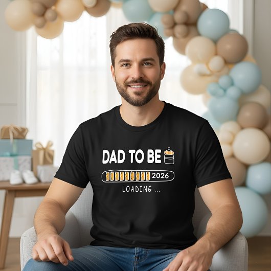 新パパ設立2026Tシャツ: パパになる予定 Tシャツ