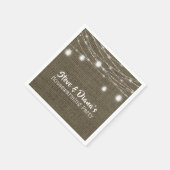 新パーソナライズされたしいホーム素朴引っ越し祝いパーティーパーティー スタンダードカクテルナプキン (角)