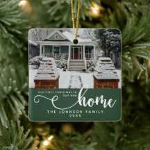 新パーソナライズされたしい家での初めてのクリスマス