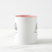 新パーソナライズされたしい素晴らしおばあちゃん花 マグカップ (中央)