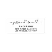 新パーソナライズされた結婚書のスクリプトアドレス ラバースタンプ (インプリント)