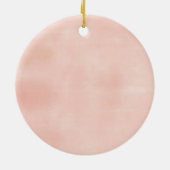 新パーソナライズされた郎の母フローラ贈与 セラミックオーナメント (裏面)