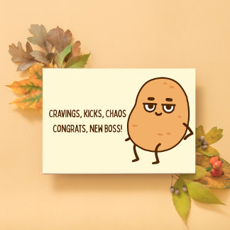 新ボスベビーおもしろい妊娠祝い カード