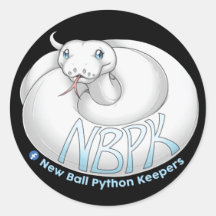 新ボールPythonキーパーズユキステッカー