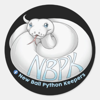 新ボールPythonキーパーズユキステッカー ラウンドシール