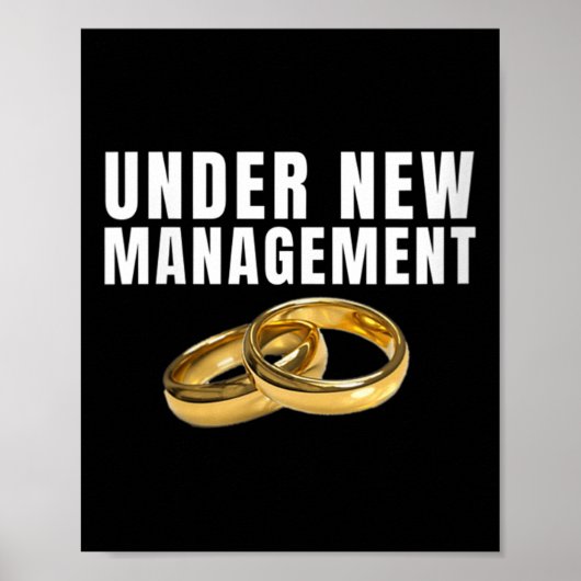 新マネジャ結婚ーの下のリングや輪 ポスター (正面)