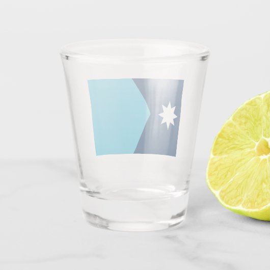 新ミネソタ州旗 ショットグラス (裏面)