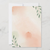 新ムスリムペアレント生まれたばかりの&ベビーガールAqikah 招待状 (裏面)