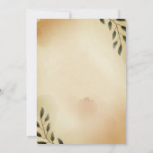 新ムスリムペアレント&生まれたばかりの男の赤ちゃんアキカ 招待状 (裏面)