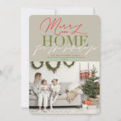 新メリーしい家の休日の引っ越しました写真 シーズンカード (正面)