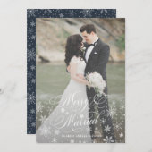 新メリーし結婚したい初めてのクリスマス シーズンカード (正面/裏面)