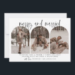 新メリー婚結婚したのクリスマスカーモダンド シーズンカード<br><div class="desc">フォントセリフフォントと組み合わせた美しい書道のシンプル。この豪華なモダンクリスマスカーミニマルドは、3つの別々のセクションがフォントに自分の完璧な写真をアップロードすることを可能にする。</div>