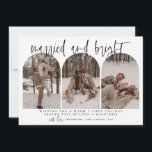 新メリー婚結婚したのクリスマスカーモダンド シーズンカード<br><div class="desc">フォントセリフフォントと組み合わせた美しい書道のシンプル。この豪華なモダンクリスマスカーミニマルドは、3つの別々のセクションがフォントに自分の完璧な写真をアップロードすることを可能にする。</div>