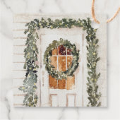 新メリー婚結婚した者はミスター・アンド・ミセス・ホリデー・ギフト フェイバータグ (裏面)