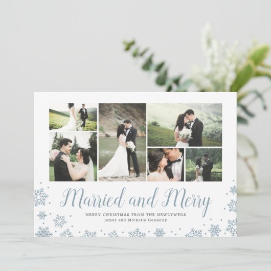 新メリー結婚した写真数々の休日 シーズンカード (スタンド正面)