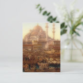 新モスクとエミノヌ市場 -イスタンブール ポストカード (スタンド正面)