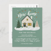 新モダンしいホームフォーザホリデーズムービング ポストカード (正面/裏面)