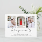 新モダンしいホールをデッキ3写真クリスマス シーズンカード (スタンド正面)