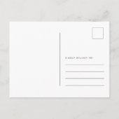 新モダンしいルートの移動新しいアドレス名 案内ポストカード (裏面)