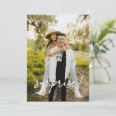 新モダンしい叔母/祖父母/七妊娠 案内状 (スタンド正面)