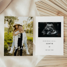 新モダンしい叔母/祖父母/七妊娠 案内状