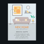 新モダンしい自宅移動案内 ポストカード<br><div class="desc">新モダンしい家/家の引越し案内はがき</div>