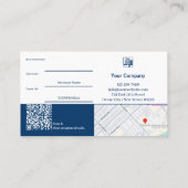 新モダンしい顧客への報奨を支持 紹介カード (裏面)