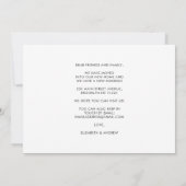 新モダンしいHome Change of Address Photo Moving 案内状 (裏面)